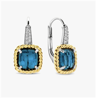 Boucles d'oreilles Ti Sento Milano Femme in Argent Topazio blu 78042DB